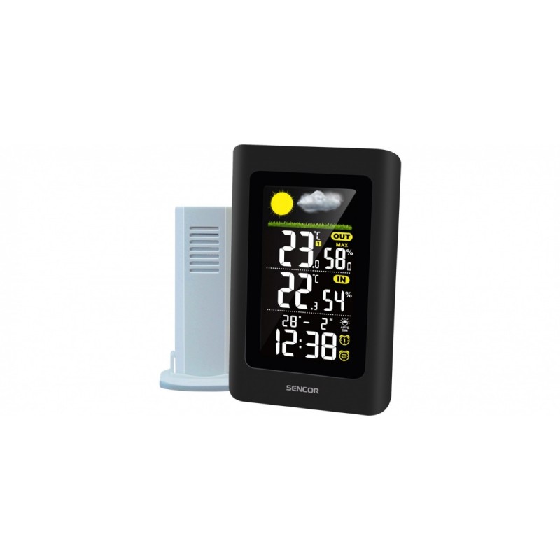 Stacja pogody SWS 4270 wyświetlacz LCD kolor | PartsPC.pl