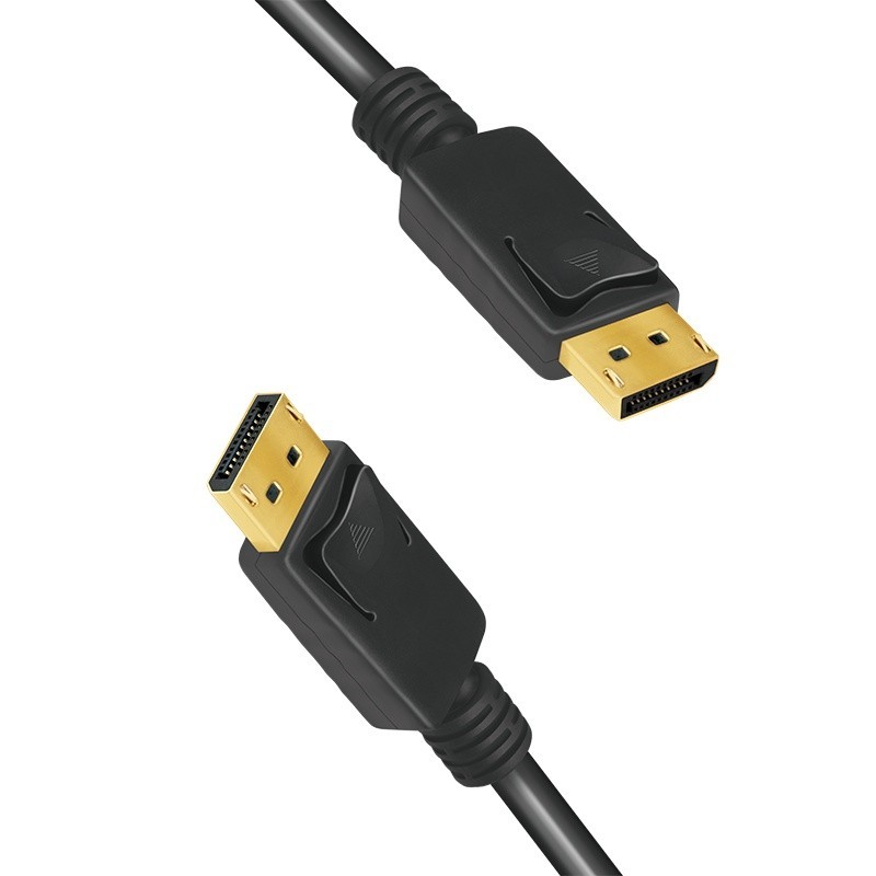 Kabel DisplayPort 8K 60Hz,4K/120Hz 5m Czarny | PartsPC.pl