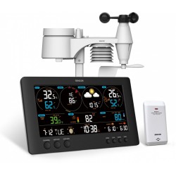 Profesjonalna stacja METEO WiFi SWS 12500 wys. LCD 21,4cm Ko… | PartsPC.pl