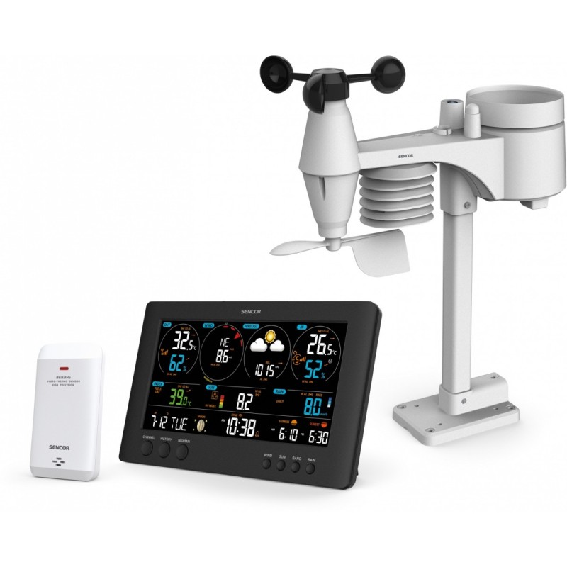 Profesjonalna stacja METEO WiFi SWS 12500 wys. LCD 21,4cm Ko… | PartsPC.pl