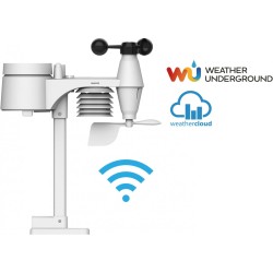 Profesjonalna stacja METEO WiFi SWS 12500 wys. LCD 21,4cm Ko… | PartsPC.pl
