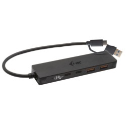 Hub USB-A/USB-C Metal 2x USB 3.0 + 2x USB-C (10 Gbps) | PartsPC.pl