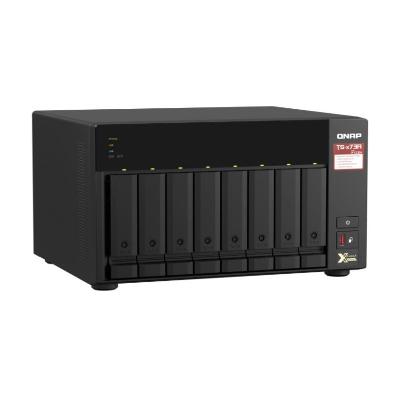 Serwer NAS TS-873A-8G AMD Ryzen V1500B 2.2GHz 8GB RAM | PartsPC.pl