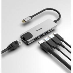 D-Link DUB-M520 HUB USB-C USB 3.0 HDMI | PartsPC.pl
