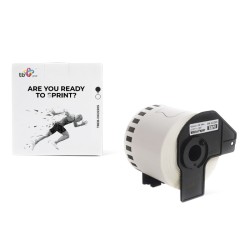 Etykiety TBEB-DK22205 Brother Czarny na Białym 62x30.48 | PartsPC.pl