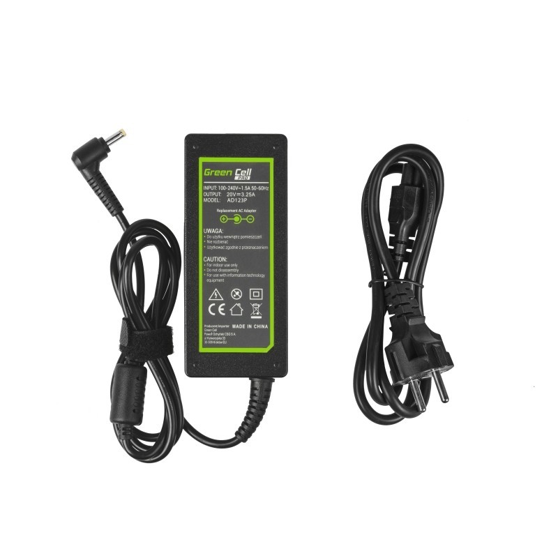 Zasilacz PRO 20V 3.25A 65W do Lenovo 4.0-1.7mm | PartsPC.pl
