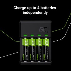 Ładowarka VitalCharger do akumulatorów AA / AAA Ni-MH USB-C | PartsPC.pl
