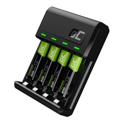 Ładowarka VitalCharger + 4x akumulatory AAA 800mAh | PartsPC.pl