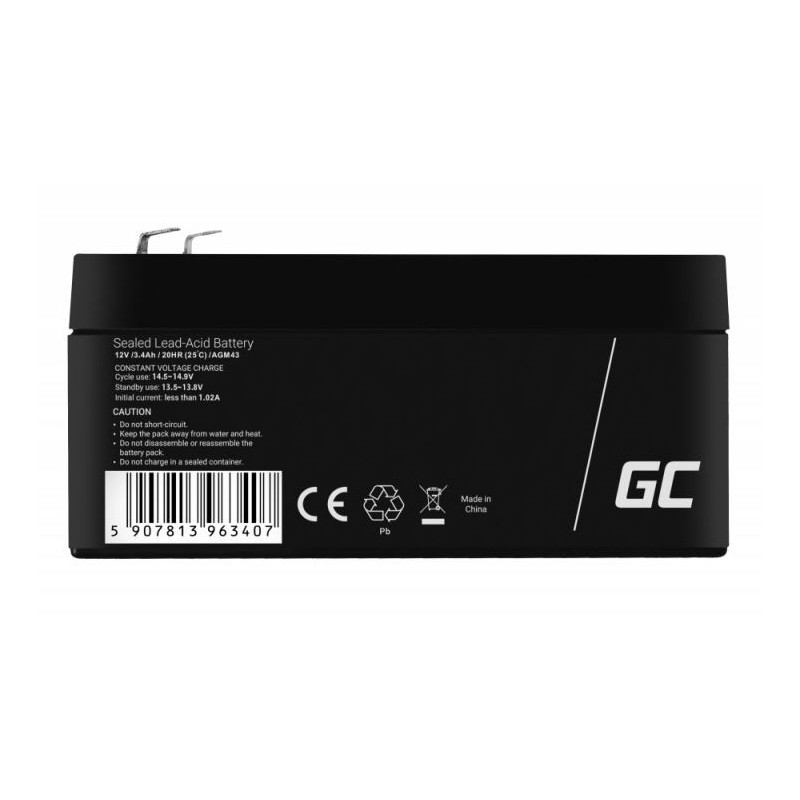 Akumulator AGM VRLA 12V 3.4Ah | PartsPC.pl