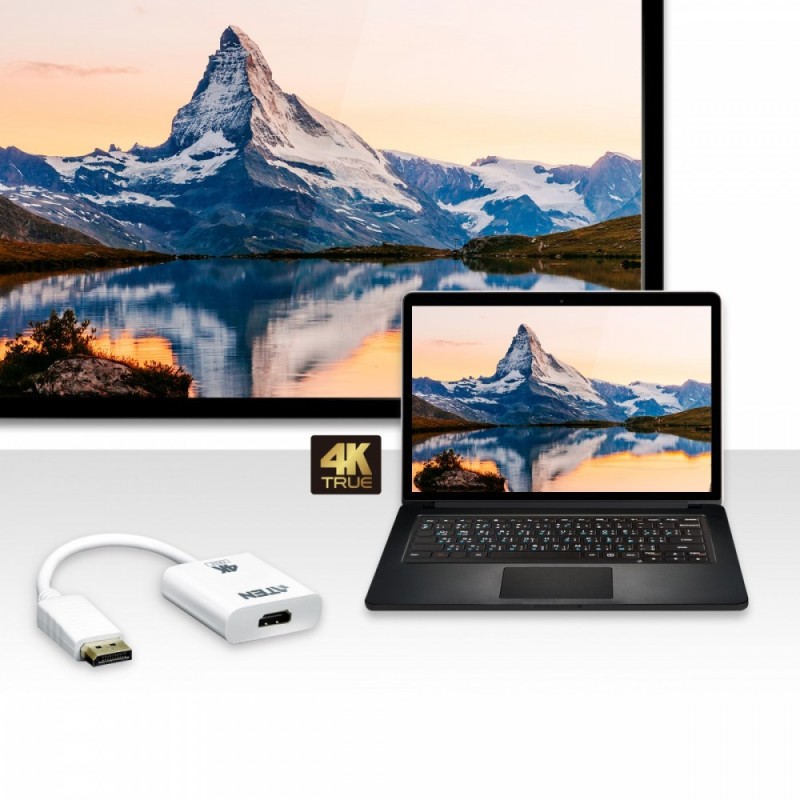 Adapter DisplayPort do HDMI 4K | PartsPC.pl