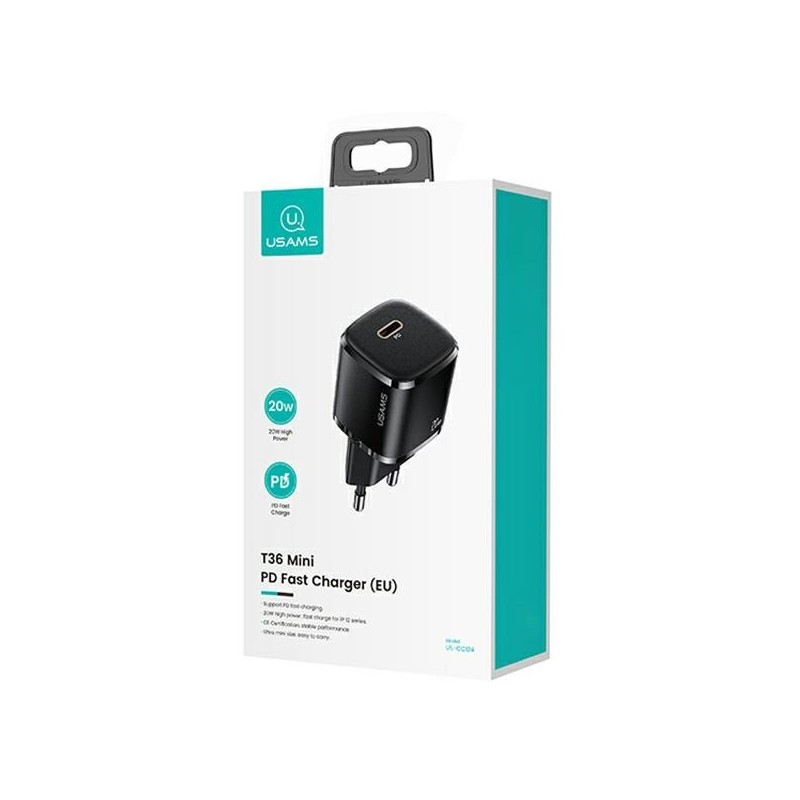 Ładowarka sieciowa 1xUSB-C T36 20W + kabel Lightning  PD3.0 … | PartsPC.pl