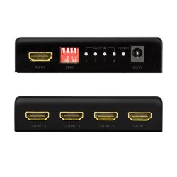 Splitter 4xHDMI 4K, 60Hz, EDID | PartsPC.pl