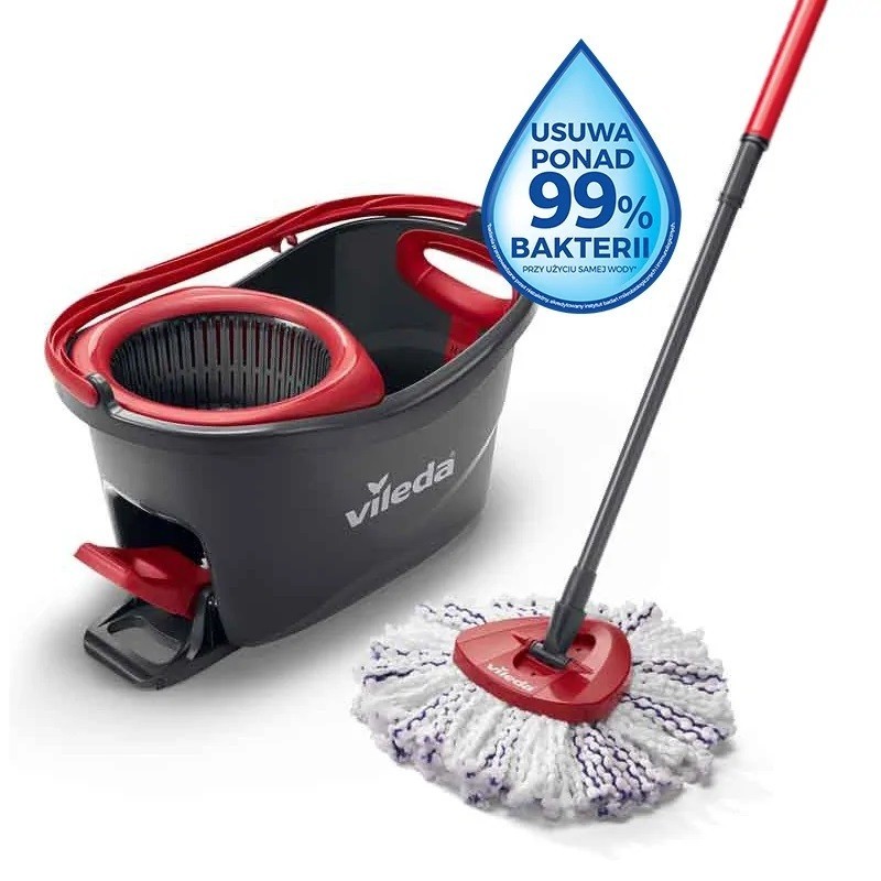 Mop obrotowy TURBO 3w1 Microfibre | PartsPC.pl