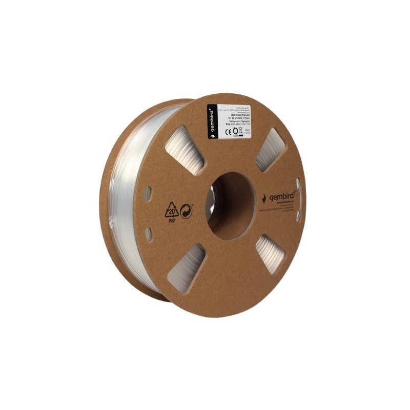 Filament drukarki 3D ABS/1.75mm/transparentny | PartsPC.pl