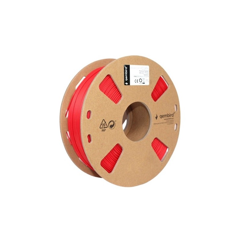 Filament drukarki 3D PLA PLUS/1.75mm/czerwony | PartsPC.pl