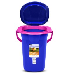 Toaleta turystyczna GB320BR granatowo-różowa | PartsPC.pl