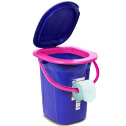 Toaleta turystyczna GB320BR granatowo-różowa | PartsPC.pl