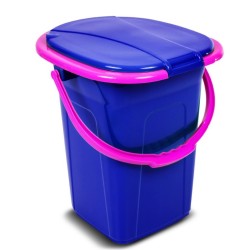 Toaleta turystyczna GB320BR granatowo-różowa | PartsPC.pl