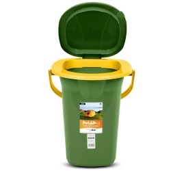 Toaleta turystyczna  GB320GO ciemnozielono-pomarańczowa | PartsPC.pl