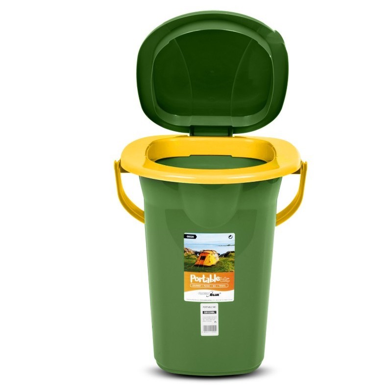 Toaleta turystyczna  GB320GO ciemnozielono-pomarańczowa | PartsPC.pl