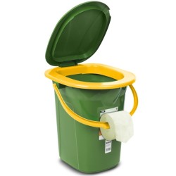 Toaleta turystyczna  GB320GO ciemnozielono-pomarańczowa | PartsPC.pl
