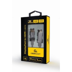 Kabel DisplayPort męski do HDMI 1.8m | PartsPC.pl
