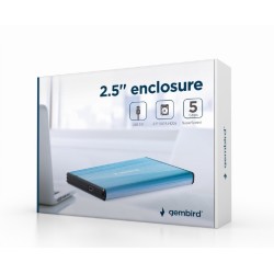 Obudowa zewnętrzna dysków 2.5 USB 3.0 niebieska | PartsPC.pl