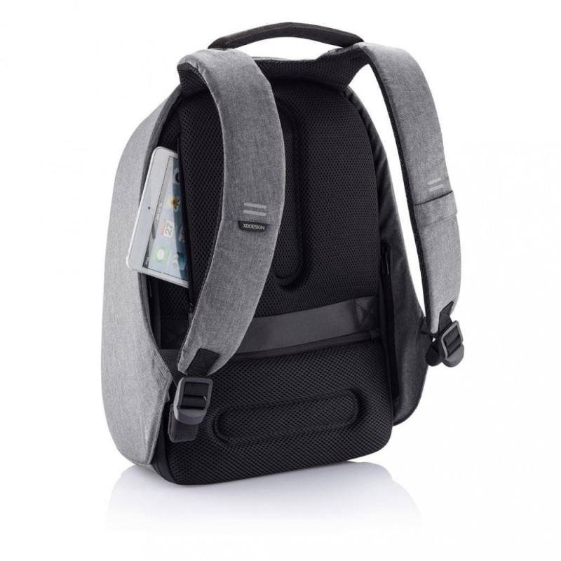 Plecak antykradzieżowy BOBBY HERO REGULAR GREY | PartsPC.pl