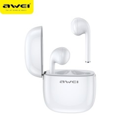 Słuchawki Bluetooth T28 TWS+stacja dokująca Białe | PartsPC.pl