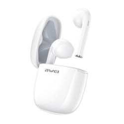 Słuchawki Bluetooth T28 TWS+stacja dokująca Białe | PartsPC.pl