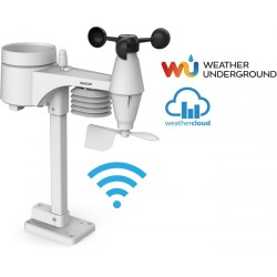 Pofesjonalna stacja pogody z Wifi SWS 9898 WiFI czujnik 5w1 | PartsPC.pl