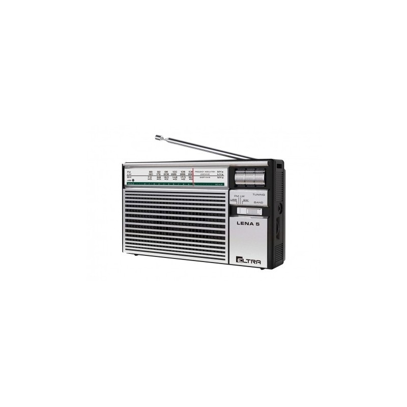 Radio LENA 5 USB Srebrne | PartsPC.pl