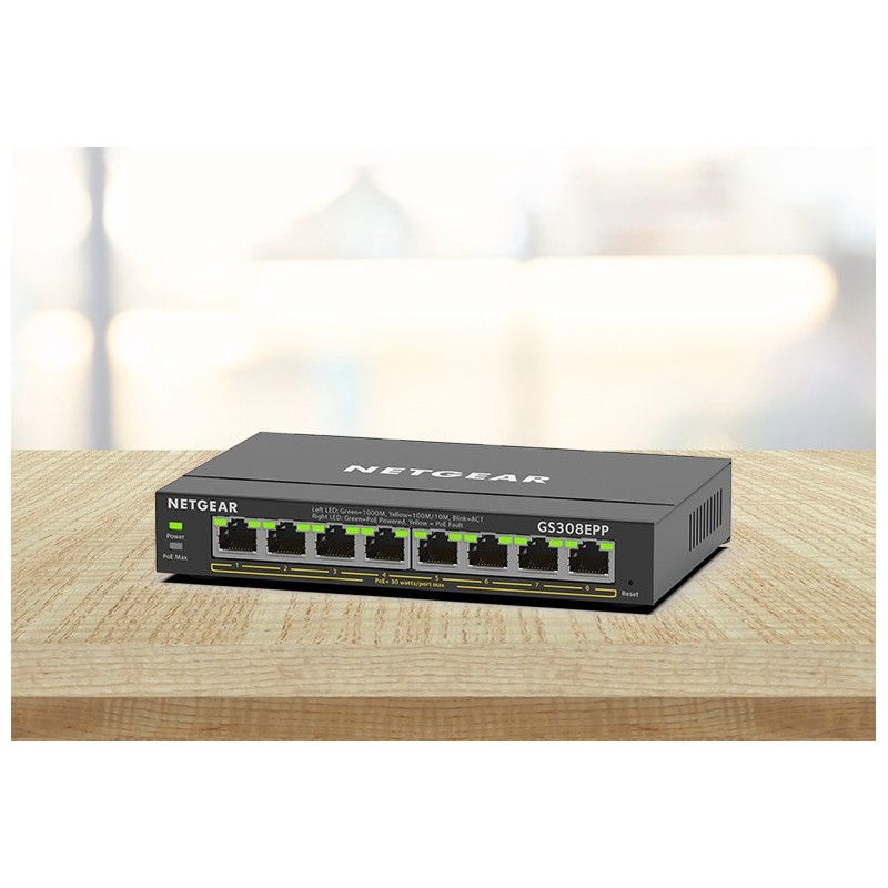 Przełącznik Switch GS308EPP 8xGE PoE+ | PartsPC.pl