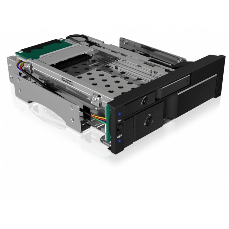 Kieszeń na dysk IB-173SSK 1x2,5+1x3,5 na 1x5,25 | PartsPC.pl