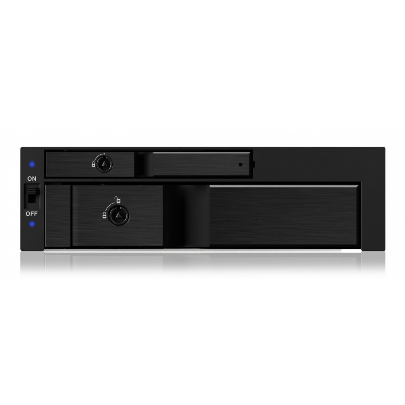 Kieszeń na dysk IB-173SSK 1x2,5+1x3,5 na 1x5,25 | PartsPC.pl