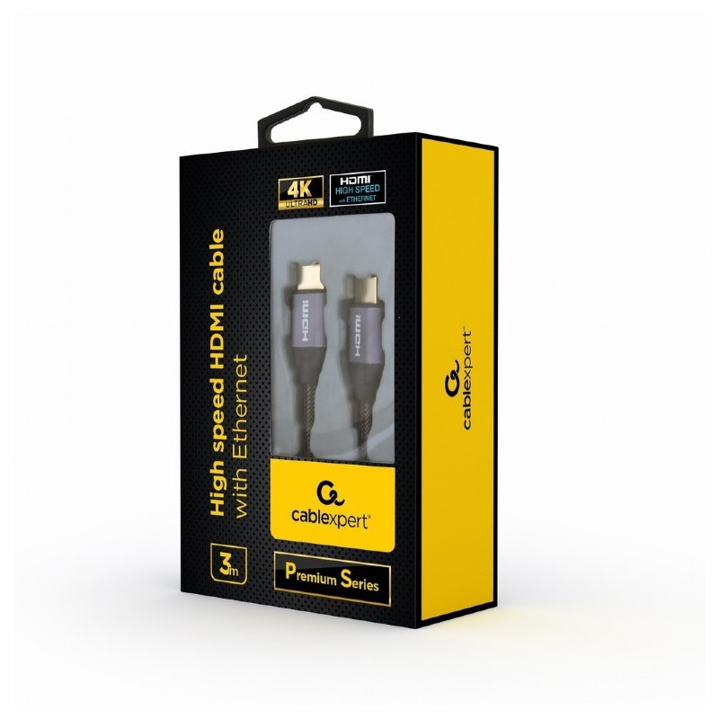 Kabel HDMI high speed z ethernet Premium 3m | PartsPC.pl
