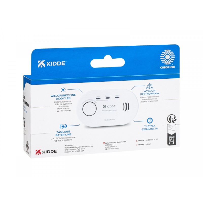 Czujnik czadu KIDDE K5CO | PartsPC.pl