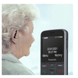 Telefon dla seniora KX-TU160 szary | PartsPC.pl