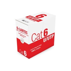 Kabel teleinformatyczny U/UTP kat.6 PVC 100% Miedź 305m - 10… | PartsPC.pl