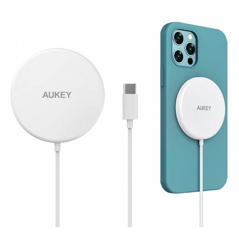 LC-A1 White Ładowarka bezprzewodowa MagSafe Qi 15W USB C | PartsPC.pl