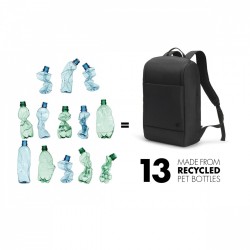 Plecak do notebooka 13-15.6 cali Eco Motion, czarny | PartsPC.pl
