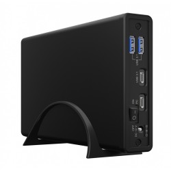Obudowa IB-382H-C31 2,5/3,5 HDD z wbudowanym HUB 1xUSB-C, 2x… | PartsPC.pl