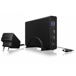 Obudowa IB-382H-C31 2,5/3,5 HDD z wbudowanym HUB 1xUSB-C, 2x… | PartsPC.pl