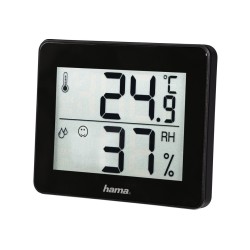 Termometr/higrometr TH-130 czarny | PartsPC.pl