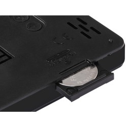 Termometr/higrometr TH-130 czarny | PartsPC.pl