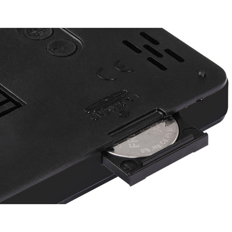 Termometr/higrometr TH-130 czarny | PartsPC.pl