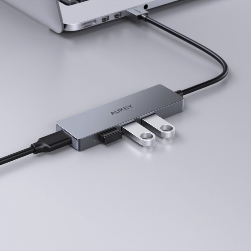 CB-H36 aluminiowy HUB USB-A | Ultra Slim | 4w1 | 4xUSB 3.0 |… | PartsPC.pl