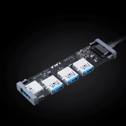 CB-H36 aluminiowy HUB USB-A | Ultra Slim | 4w1 | 4xUSB 3.0 |… | PartsPC.pl