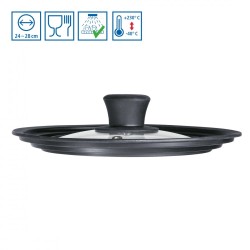 Uniewersalna pokrywka na garnek 24-28 cm duża | PartsPC.pl