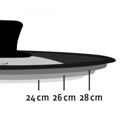 Uniewersalna pokrywka na garnek 24-28 cm duża | PartsPC.pl